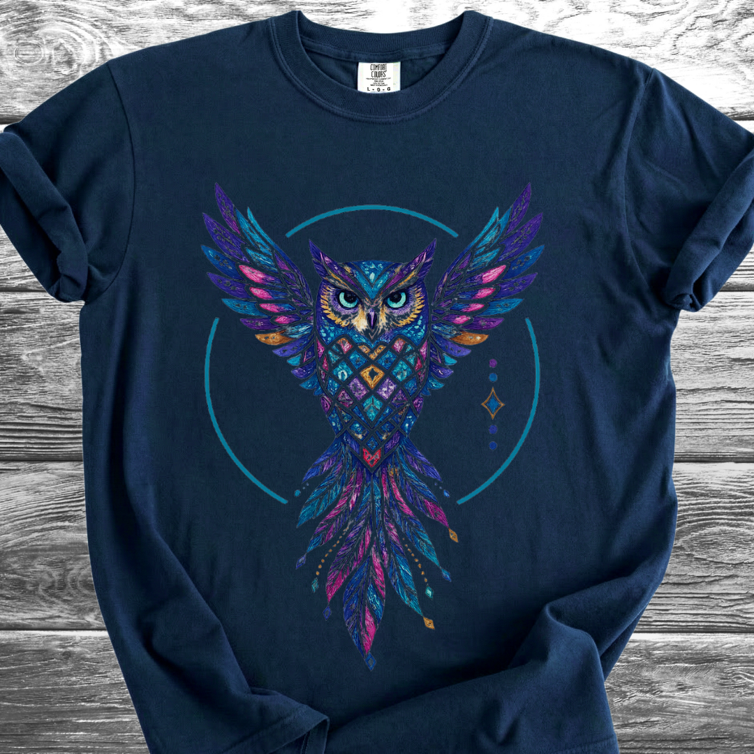 Owl Rainbow TShirt