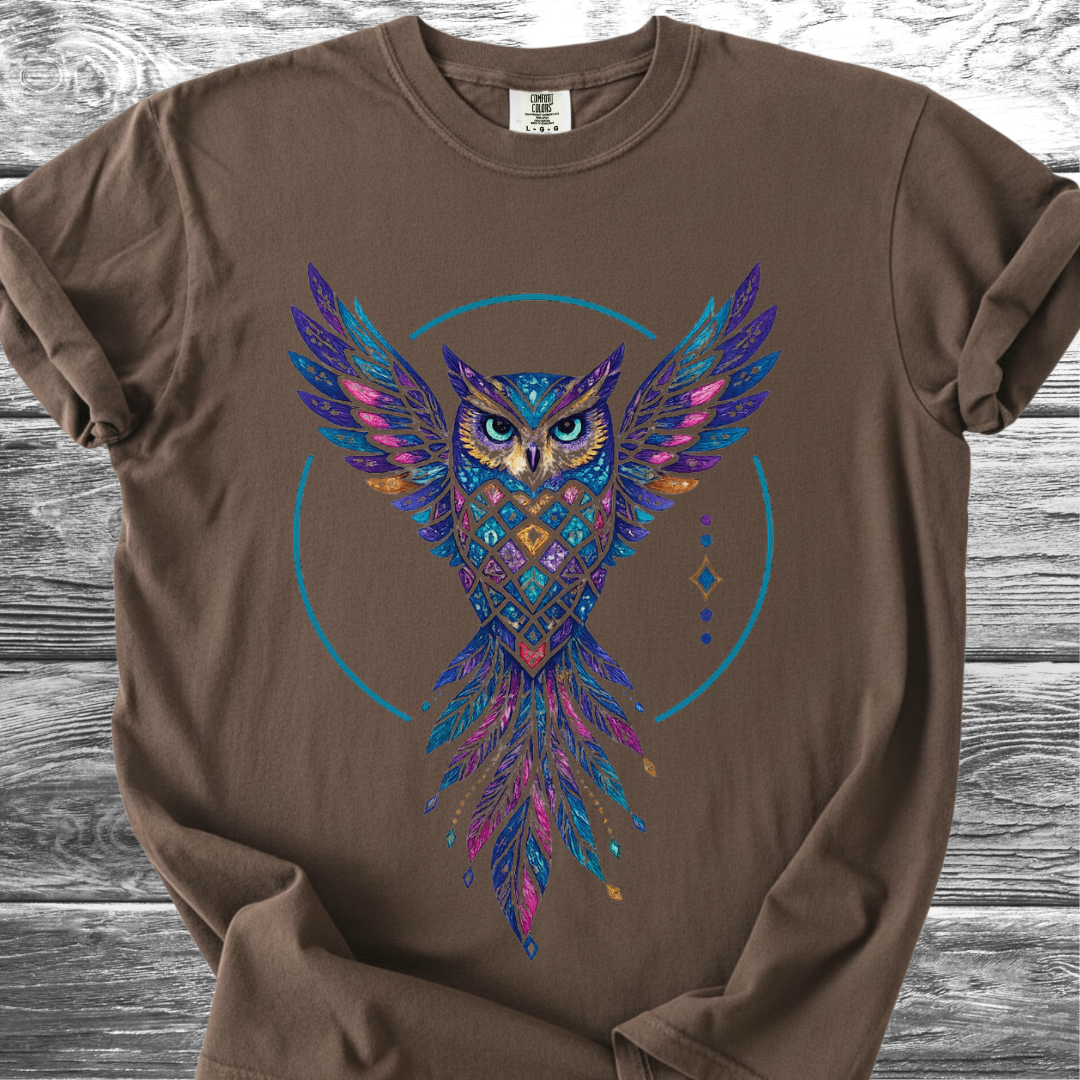 Owl Rainbow TShirt