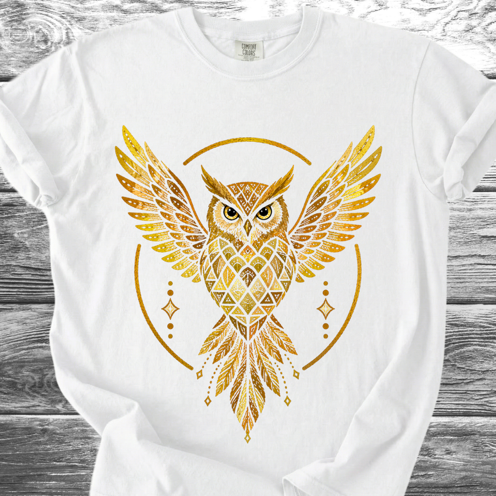 Owl Golden TShirt