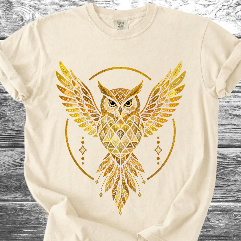 Owl Golden TShirt