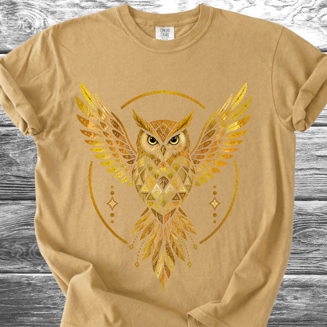 Owl Golden TShirt