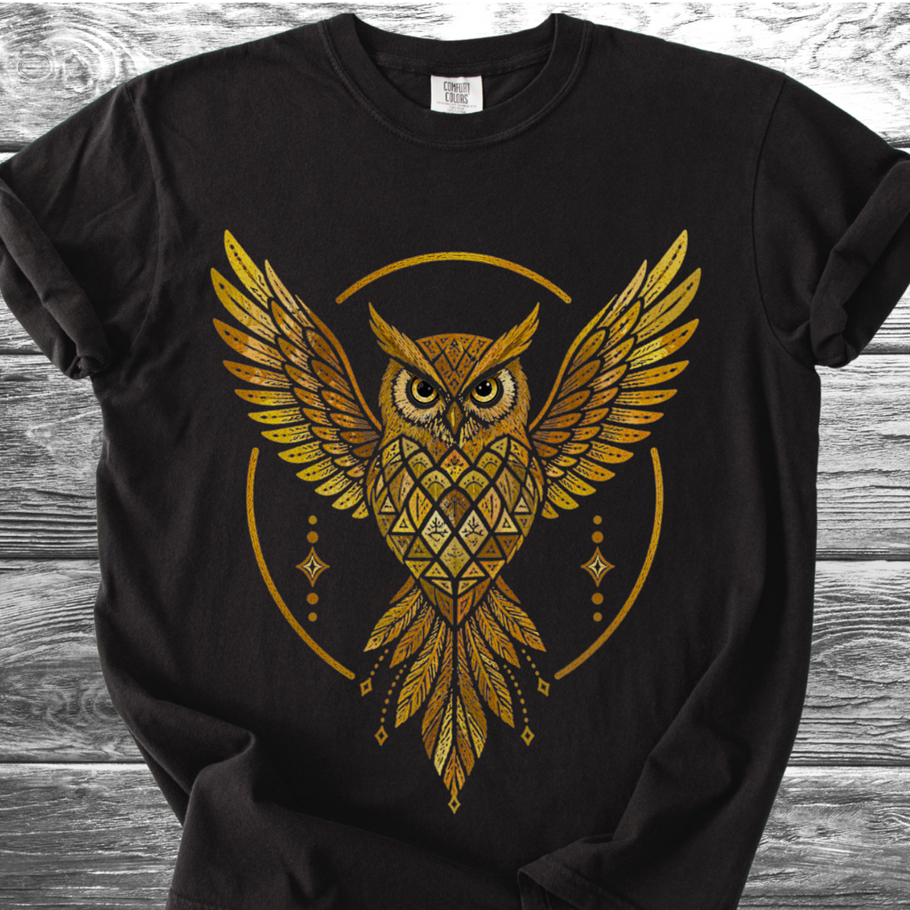 Owl Golden TShirt