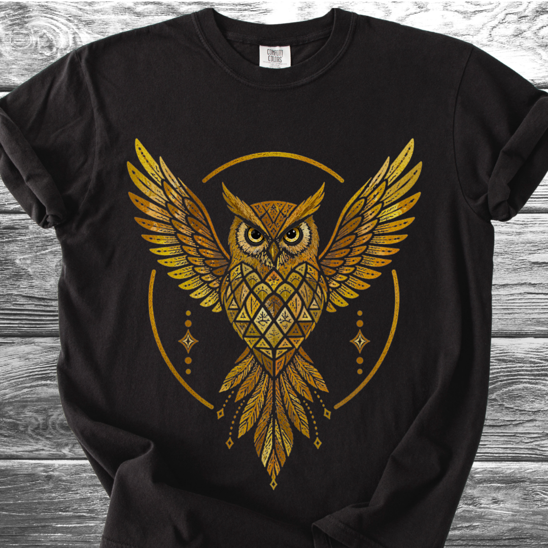 Owl Golden TShirt