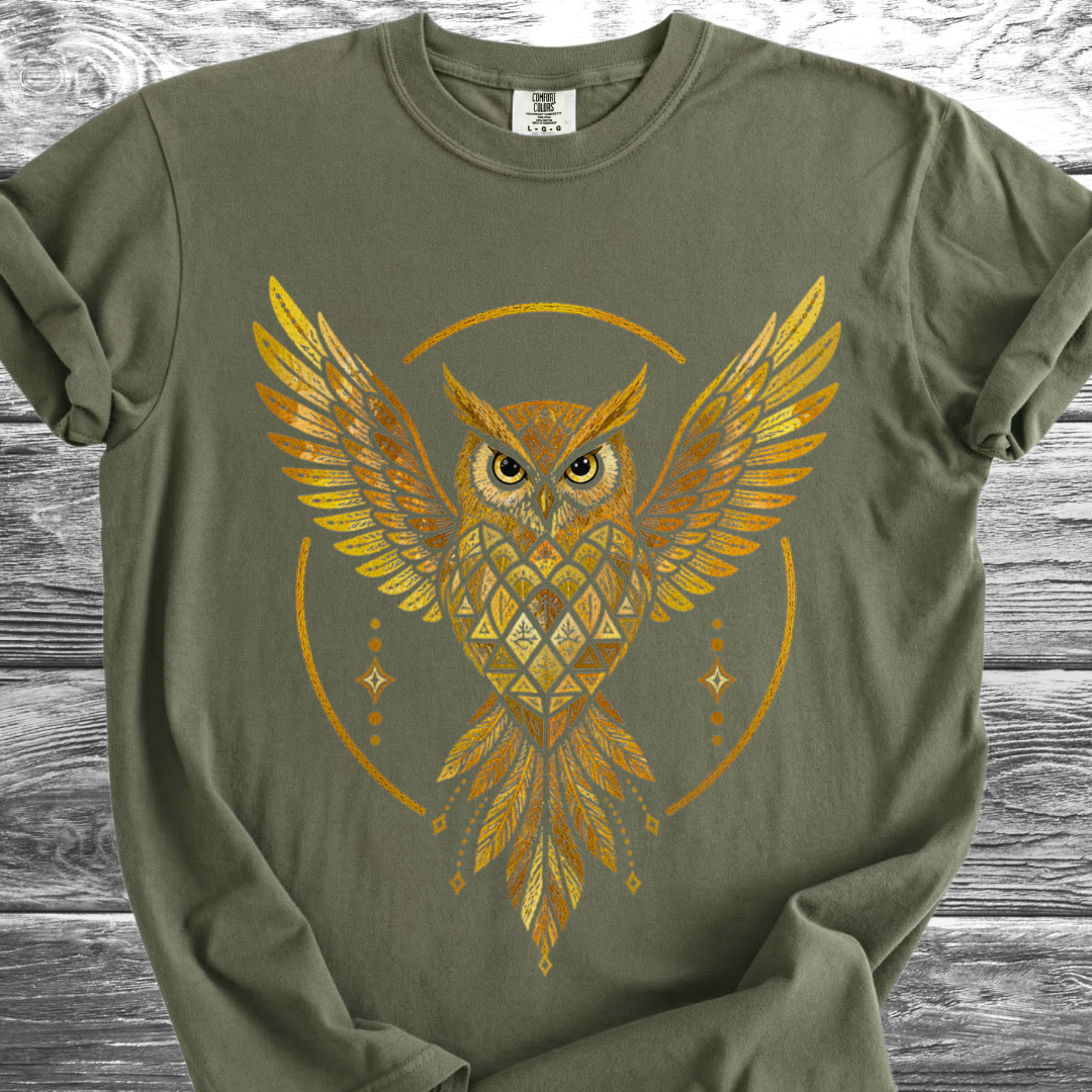 Owl Golden TShirt