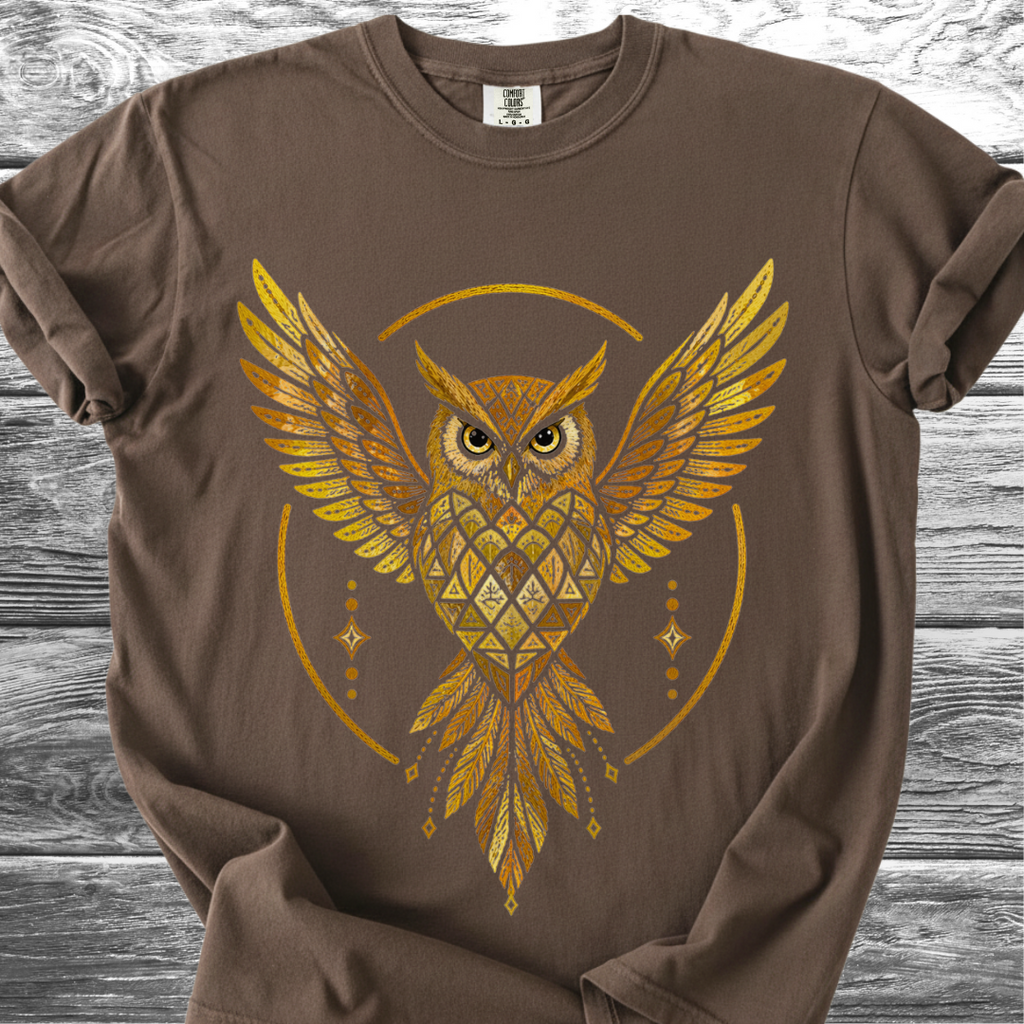 Owl Golden TShirt