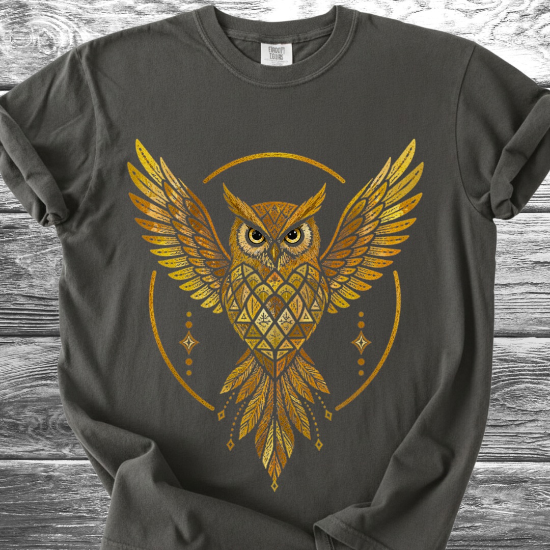 Owl Golden TShirt