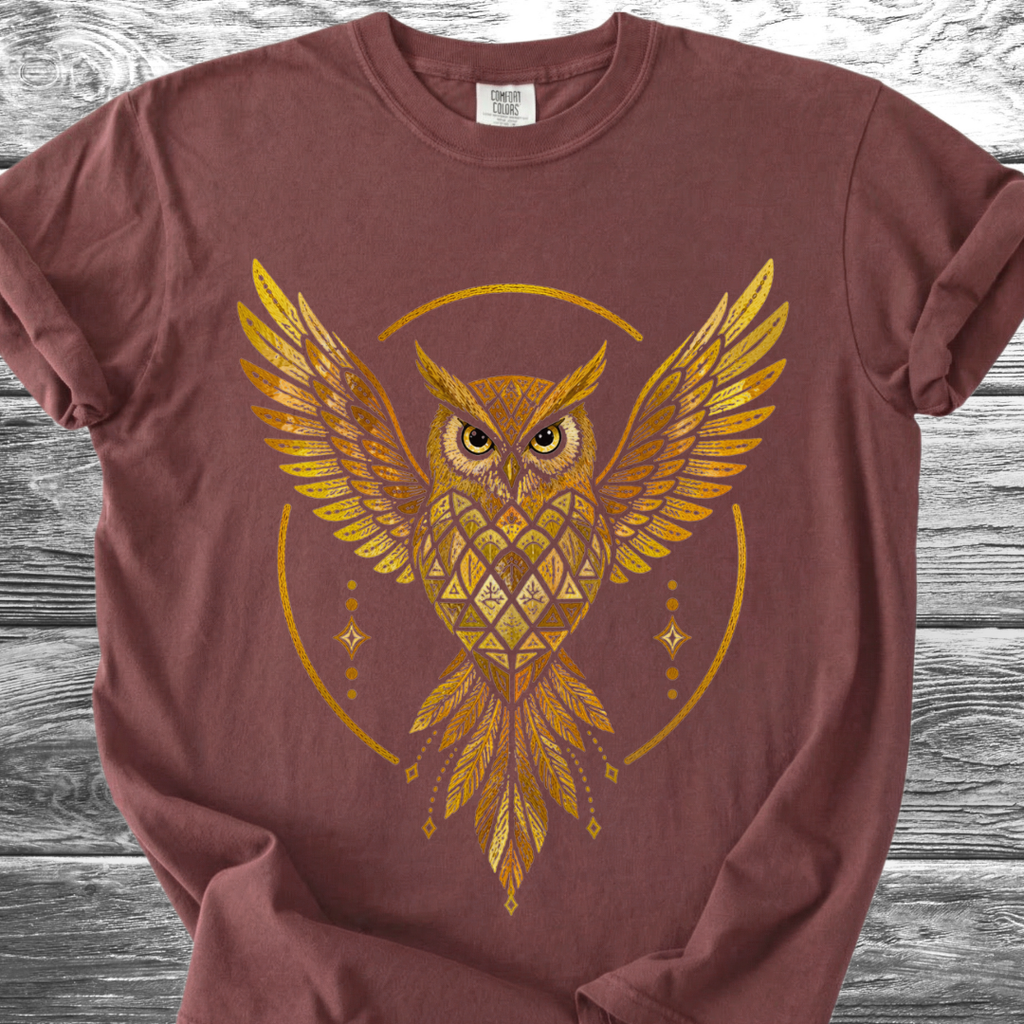 Owl Golden TShirt
