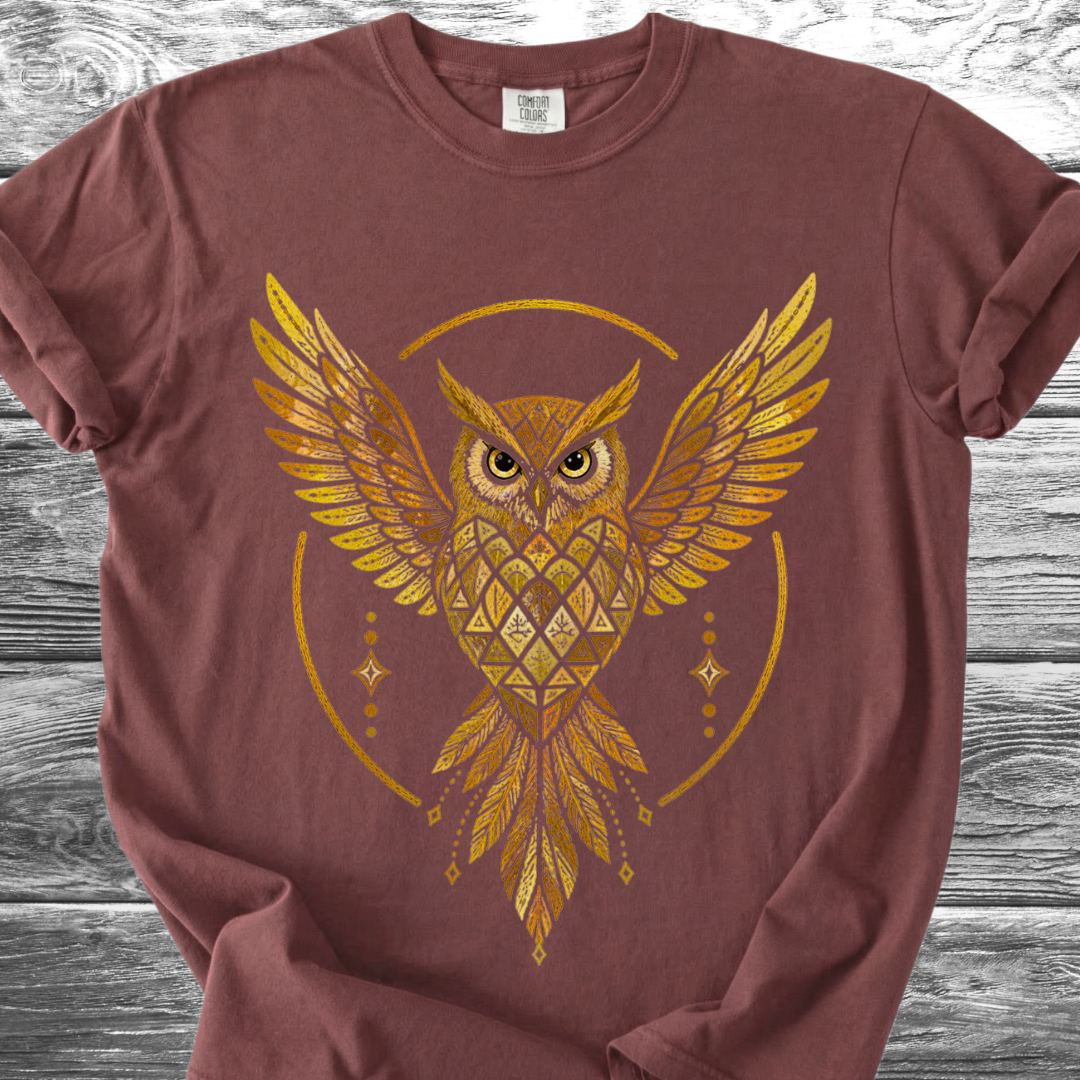 Owl Golden TShirt