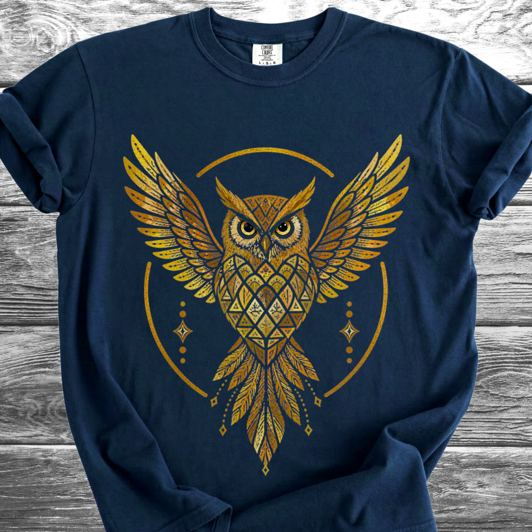 Owl Golden TShirt