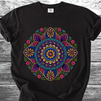 Alebrije Style Floral Mandala TShirt