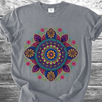 Alebrije Style Floral Mandala TShirt
