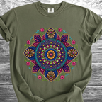 Alebrije Style Floral Mandala TShirt