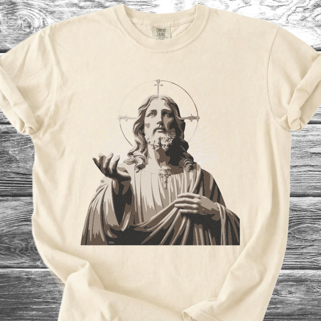 Radiant Jesus Marble TShirt