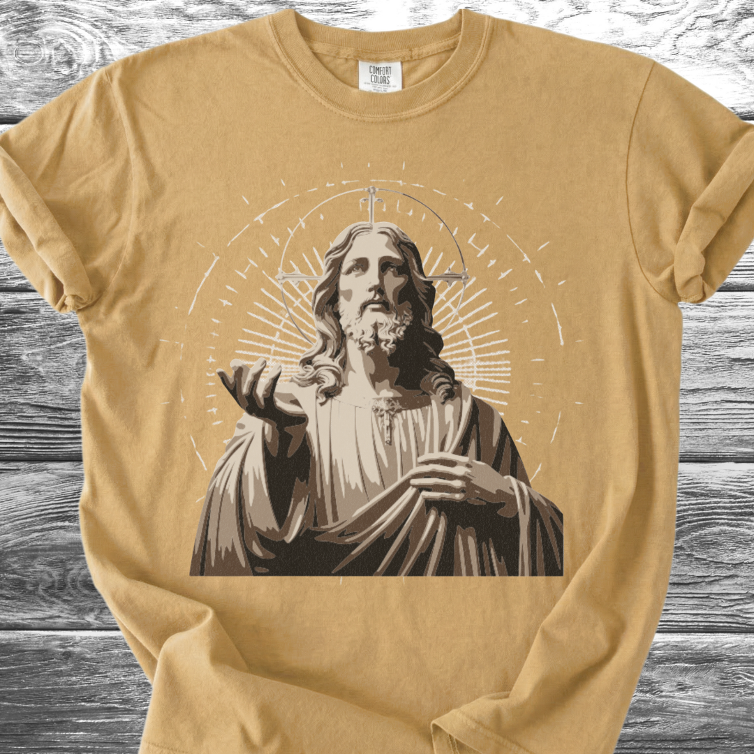 Radiant Jesus Marble TShirt