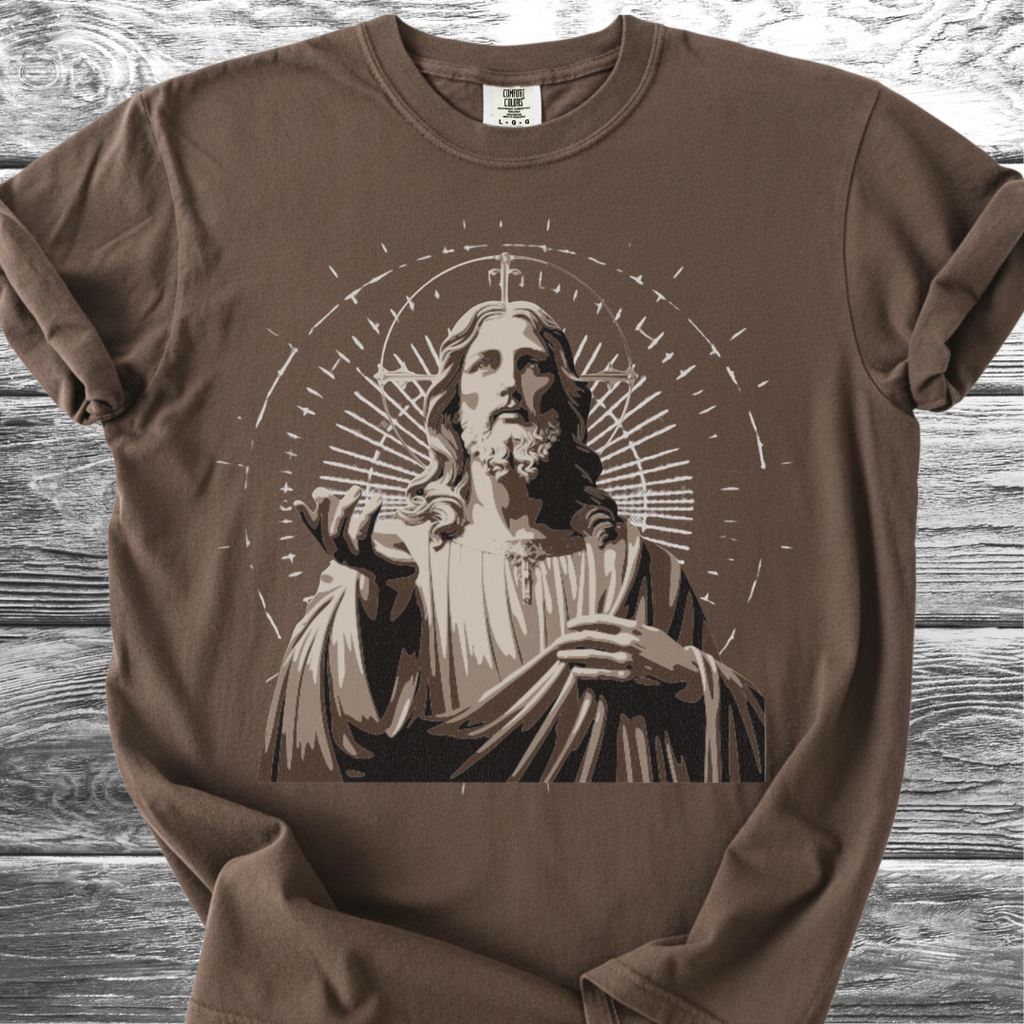 Radiant Jesus Marble TShirt