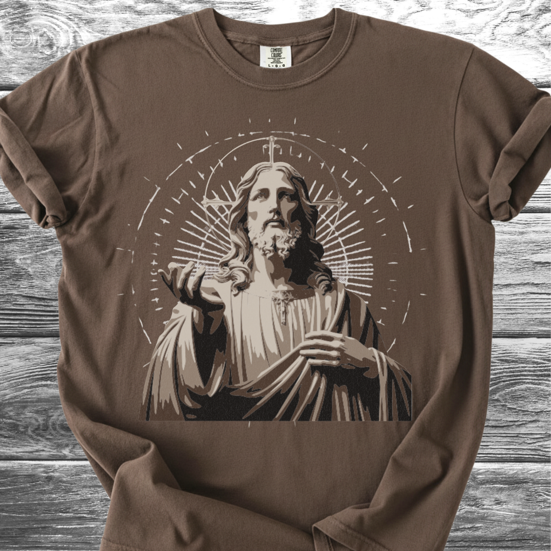 Radiant Jesus Marble TShirt