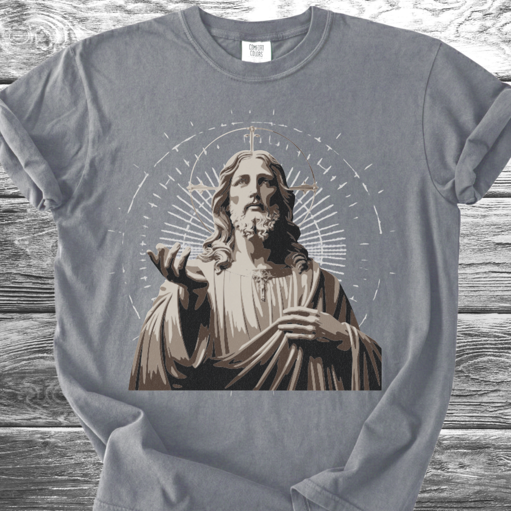 Radiant Jesus Marble TShirt