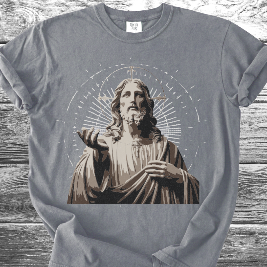 Radiant Jesus Marble TShirt