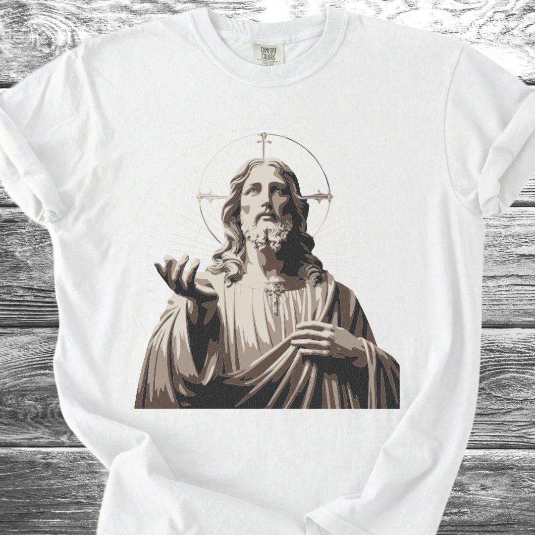 Radiant Jesus Marble TShirt