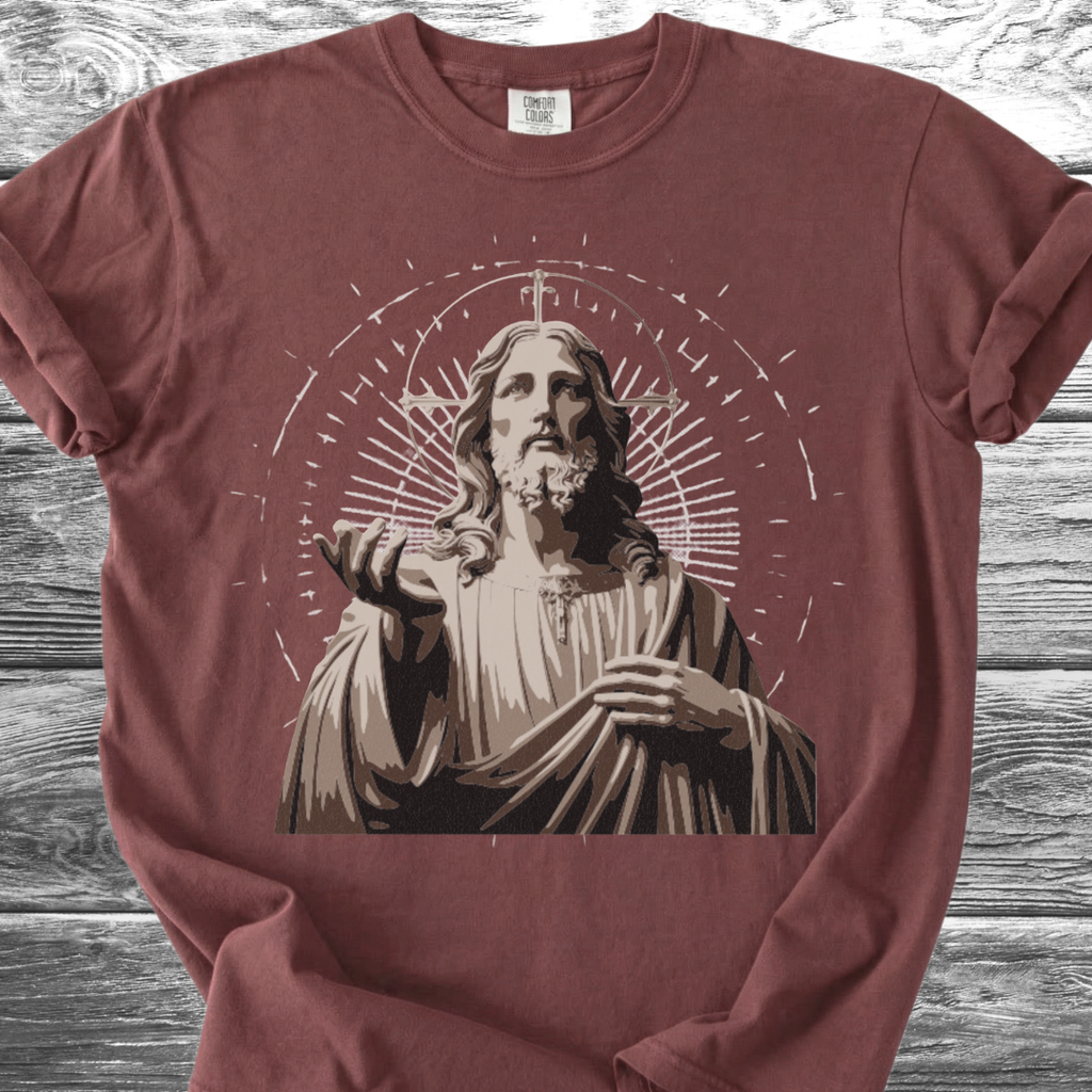 Radiant Jesus Marble TShirt