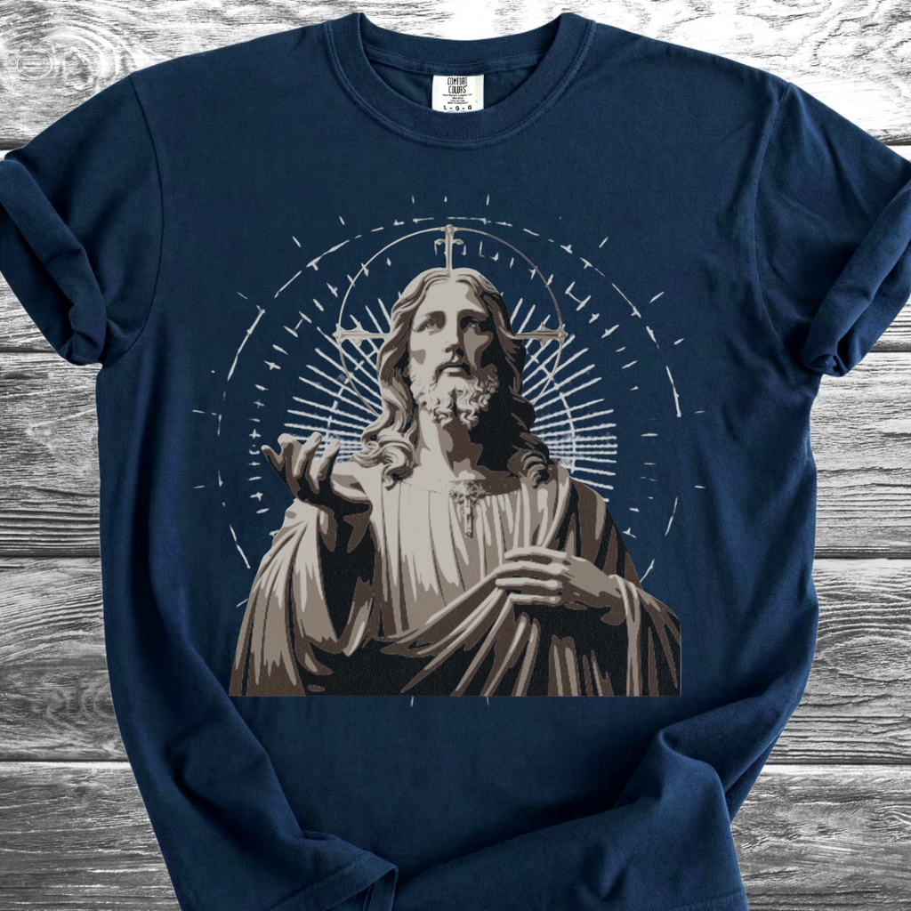 Radiant Jesus Marble TShirt