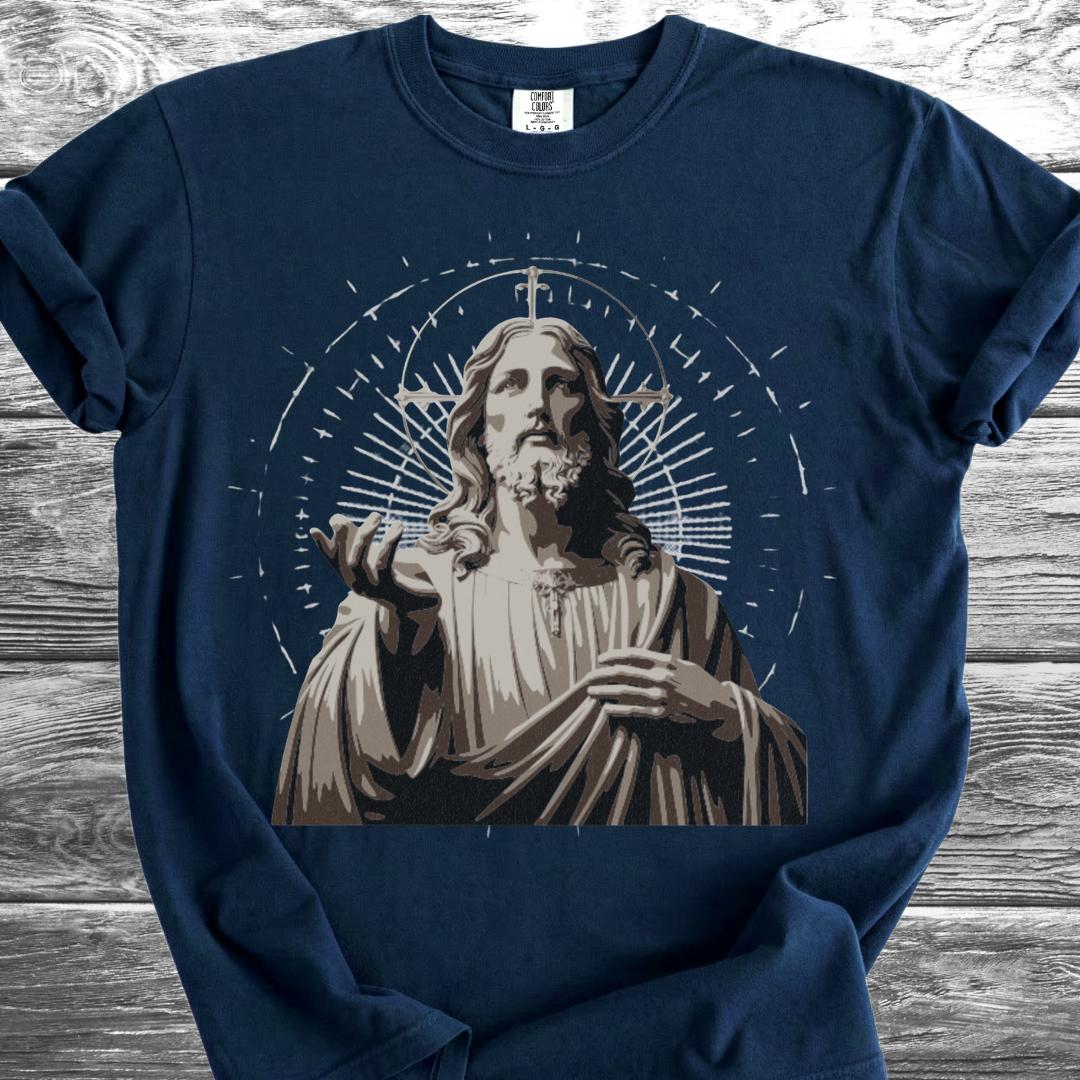 Radiant Jesus Marble TShirt