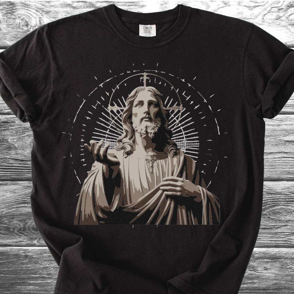 Radiant Jesus Marble TShirt