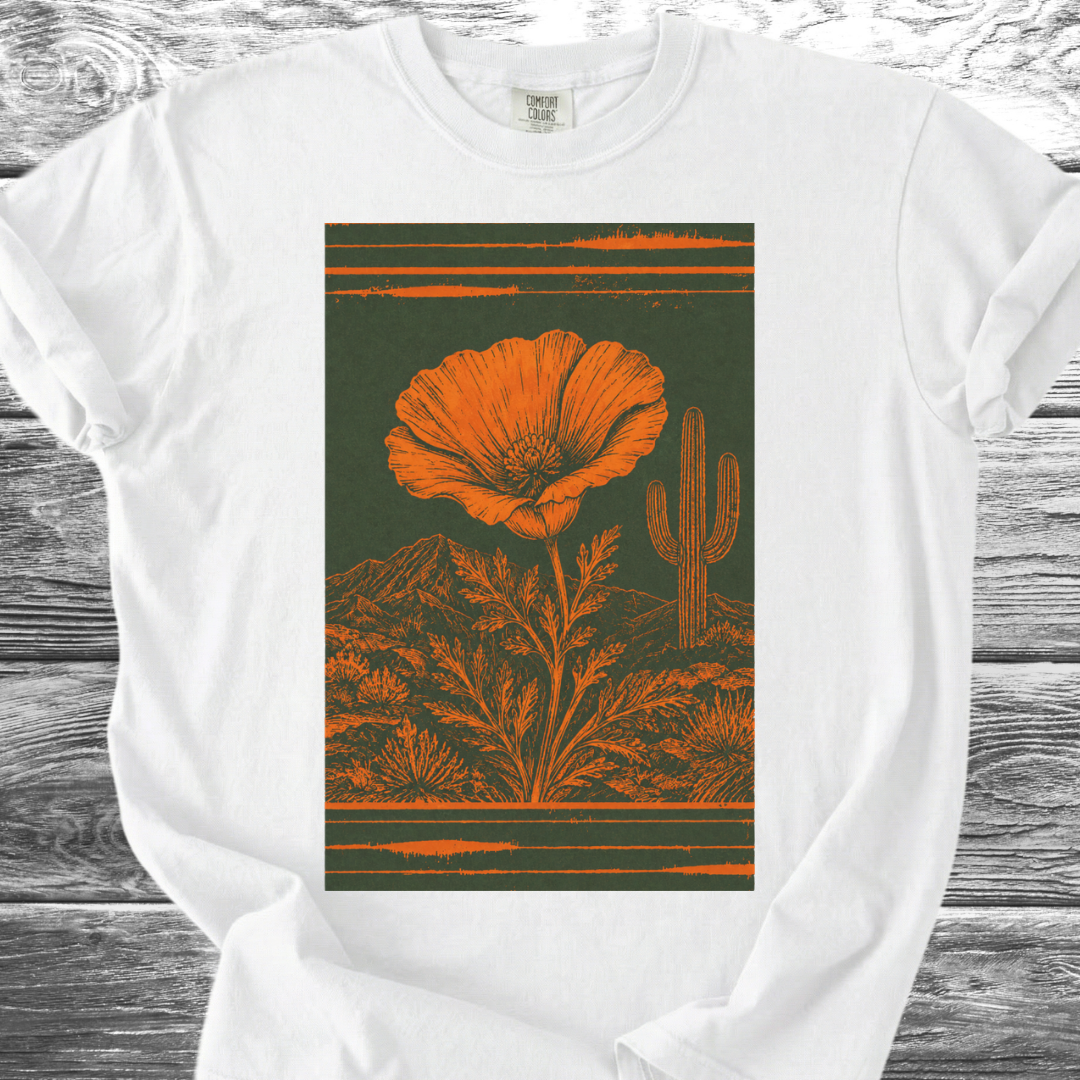 Poppy & Saguaro TShirt