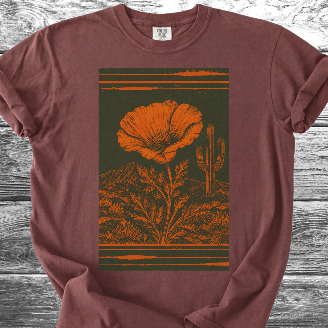 Poppy & Saguaro TShirt