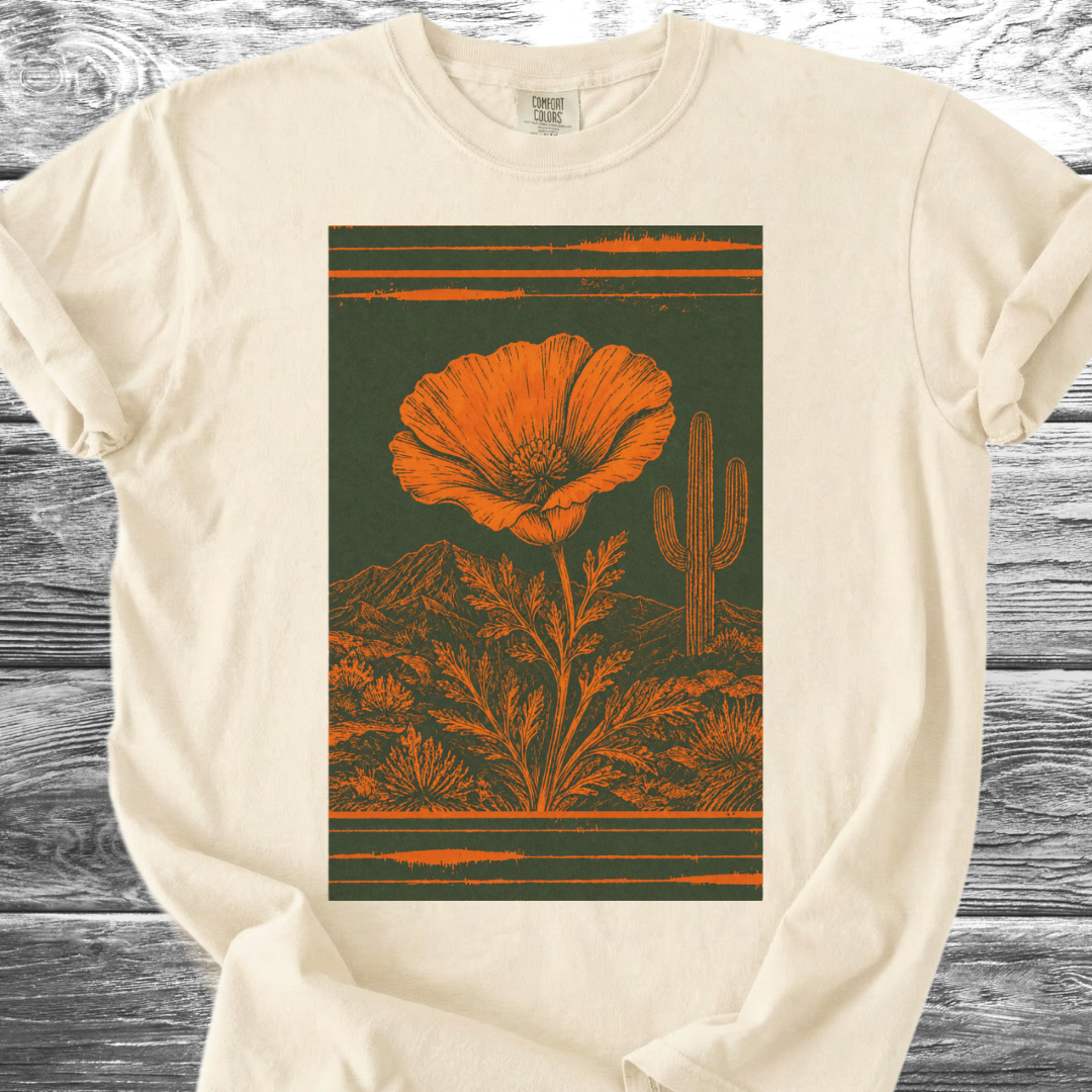 Poppy & Saguaro TShirt