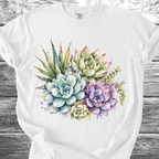 Water Color Melting Succulents TShirt