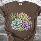 Water Color Melting Succulents TShirt