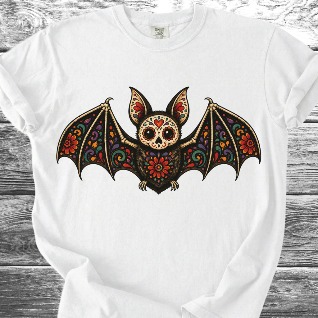 Murciélago Sugar Skull TShirt