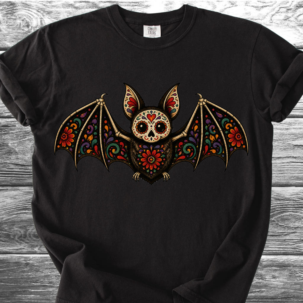 Murciélago Sugar Skull TShirt