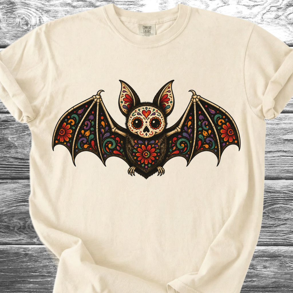 Murciélago Sugar Skull TShirt