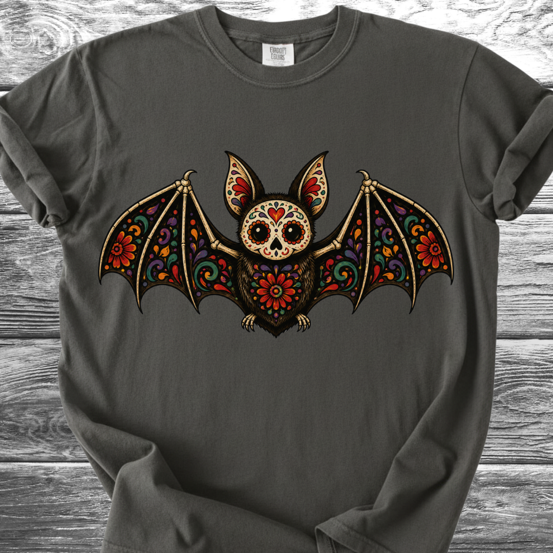 Murciélago Sugar Skull TShirt