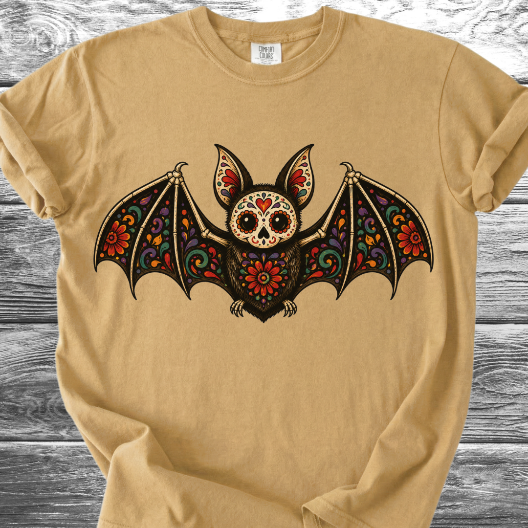 Murciélago Sugar Skull TShirt