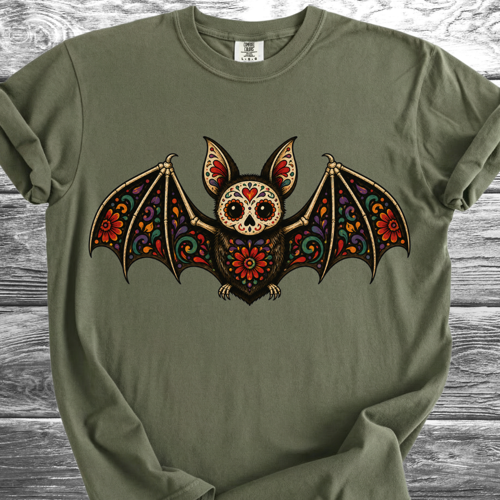 Murciélago Sugar Skull TShirt
