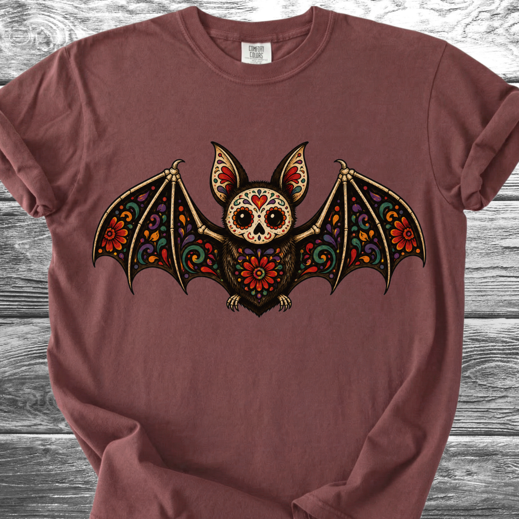 Murciélago Sugar Skull TShirt