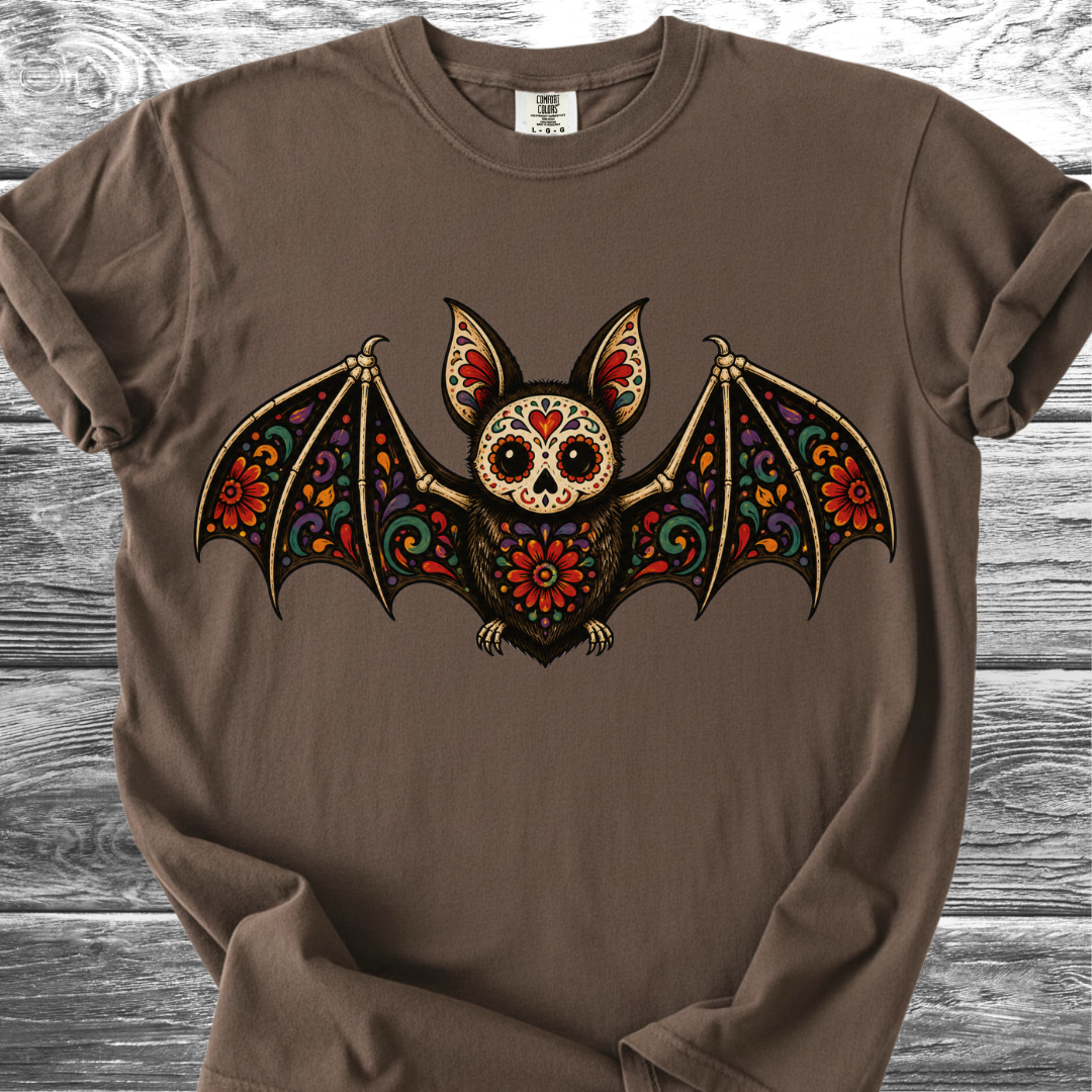 Murciélago Sugar Skull TShirt