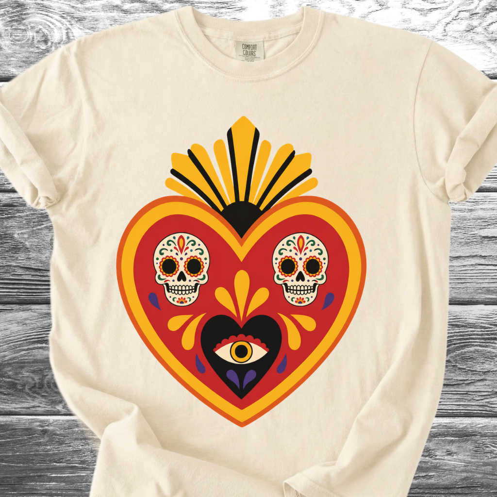 Neo-Traditional Sacred Heart TShirt