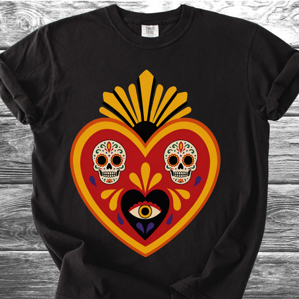 Neo-Traditional Sacred Heart TShirt