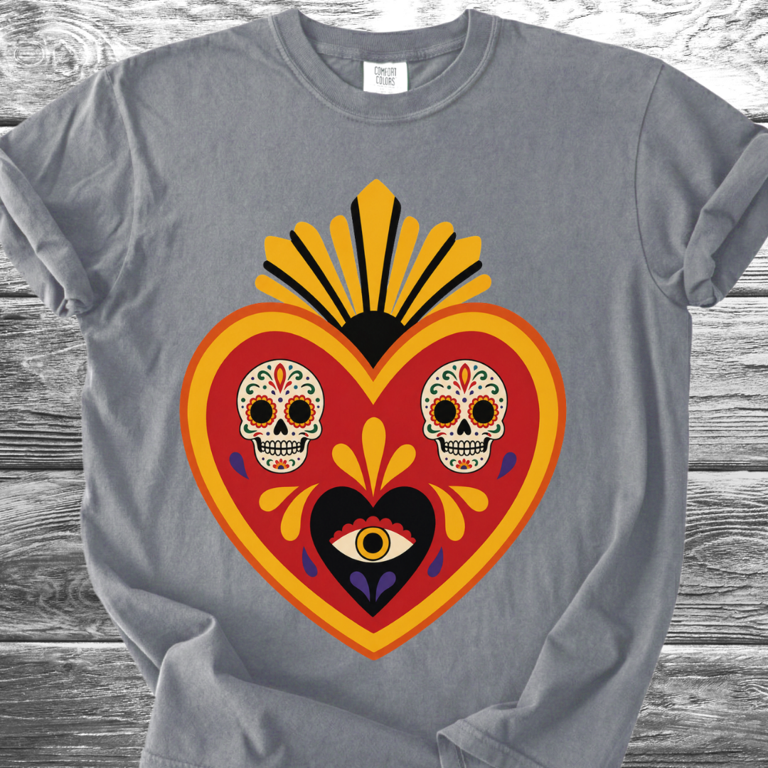 Neo-Traditional Sacred Heart TShirt