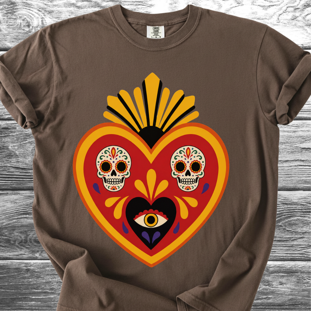 Neo-Traditional Sacred Heart TShirt