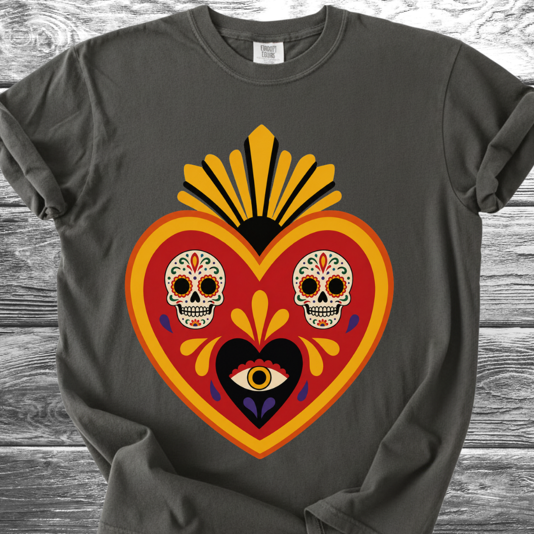 Neo-Traditional Sacred Heart TShirt