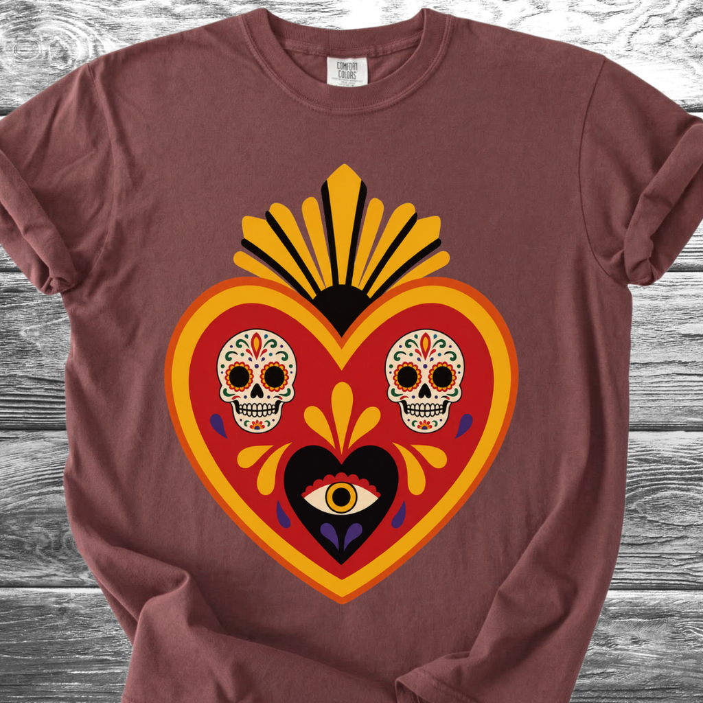 Neo-Traditional Sacred Heart TShirt