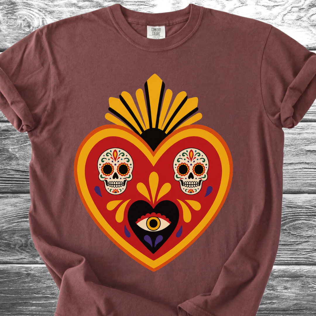 Neo-Traditional Sacred Heart TShirt