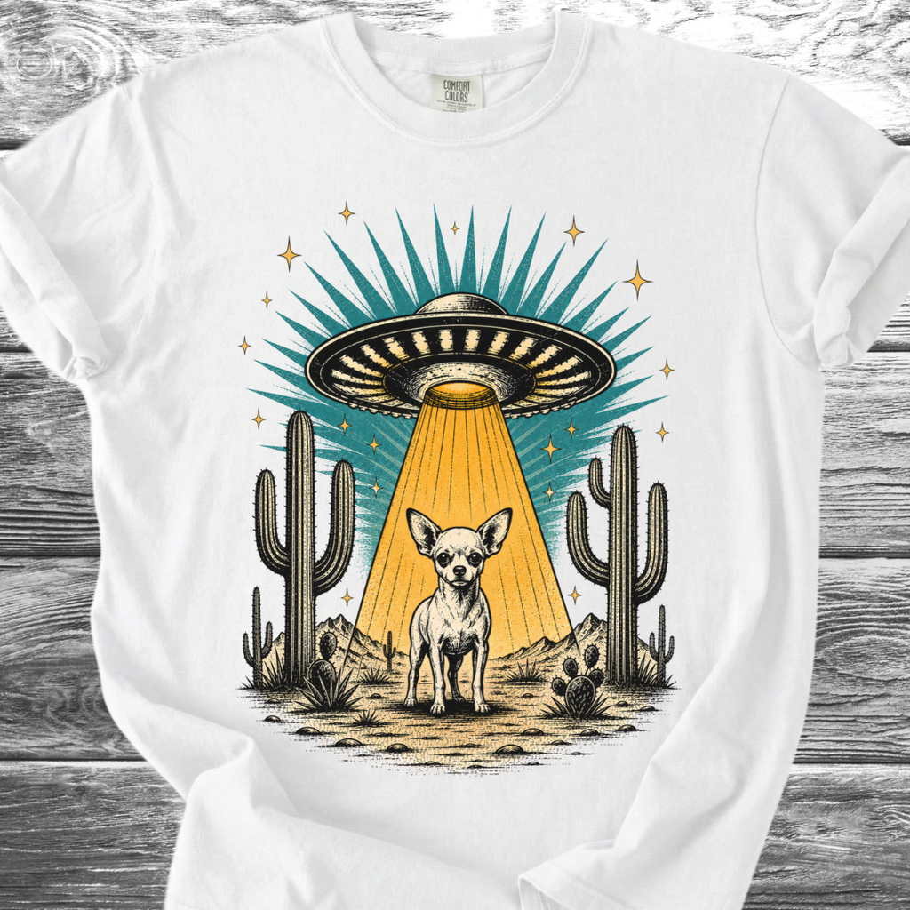 Chihuahua Abduction TShirt