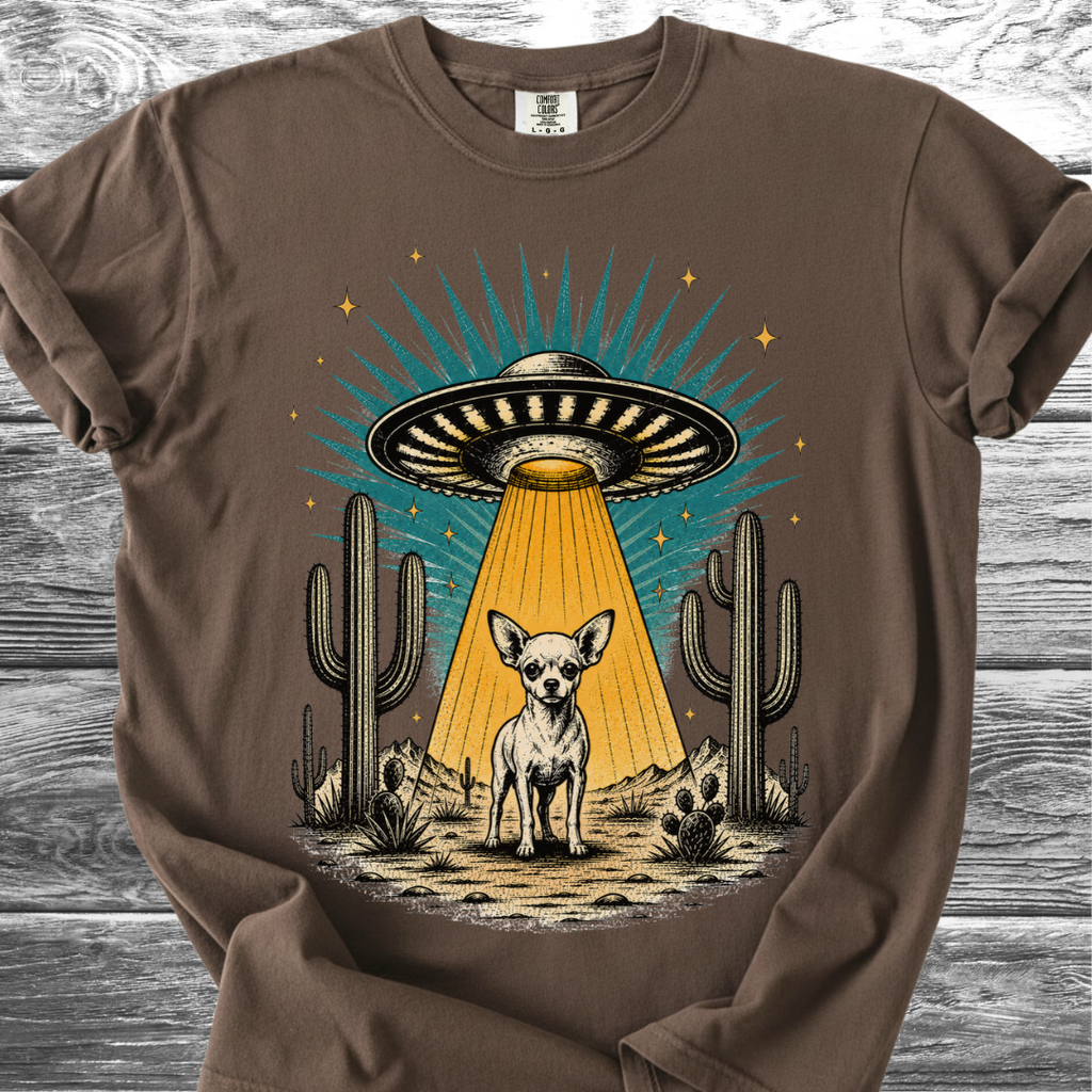 Chihuahua Abduction TShirt