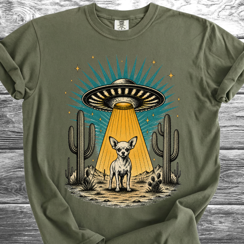 Chihuahua Abduction TShirt
